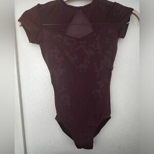 Bloch Camo Cap Sleeve Leotard Size P/XS